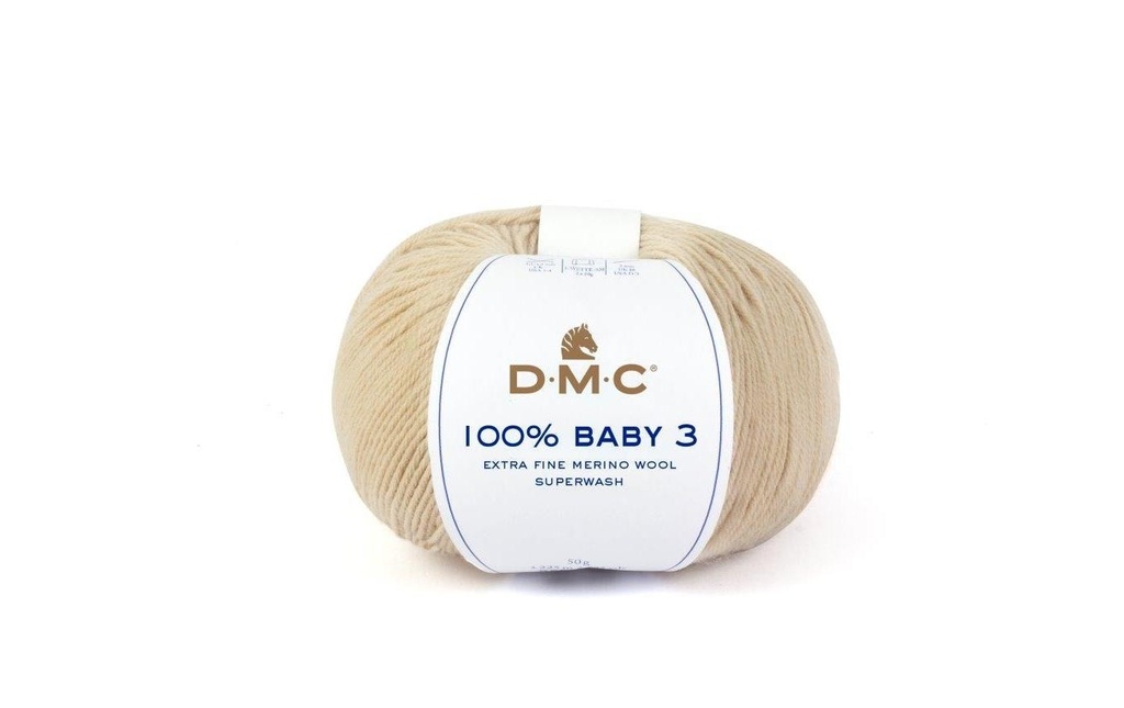 DMC Laine 100% bébé 3 Beige foncé