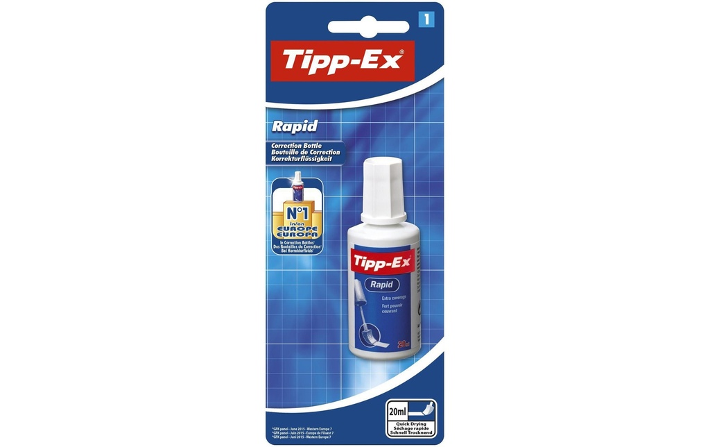Tipp-Ex Fluide correcteur Tipp-Ex Rapid 20 ml, 1 pièce