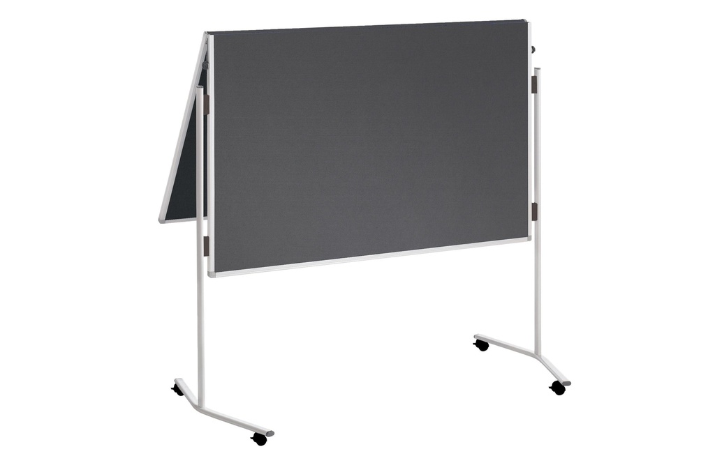 Franken Tableau d’affichage Eco 150 cm x 120 cm, Gris, pliable