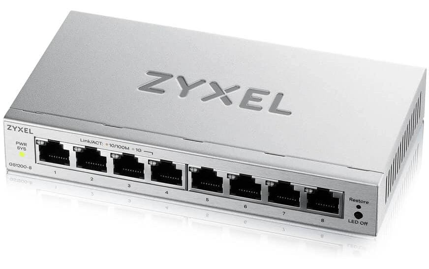 Zyxel Switch GS1200-8 IPTV 8 ports