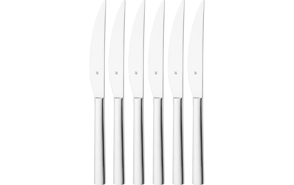 WMF Kits de couteaux à steak Nuova 6 Pièce/s, Argenté