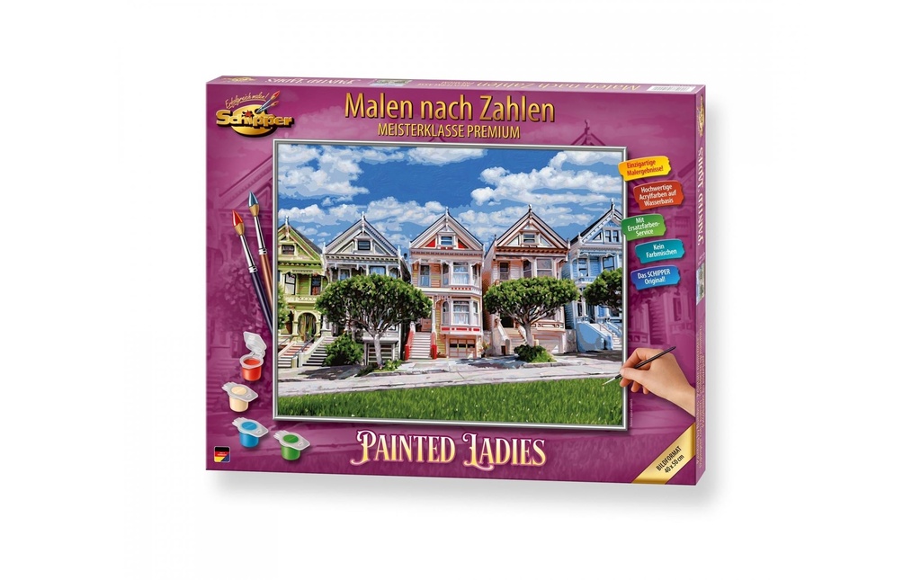 Schipper Peinture avec chiffres Painted Ladies