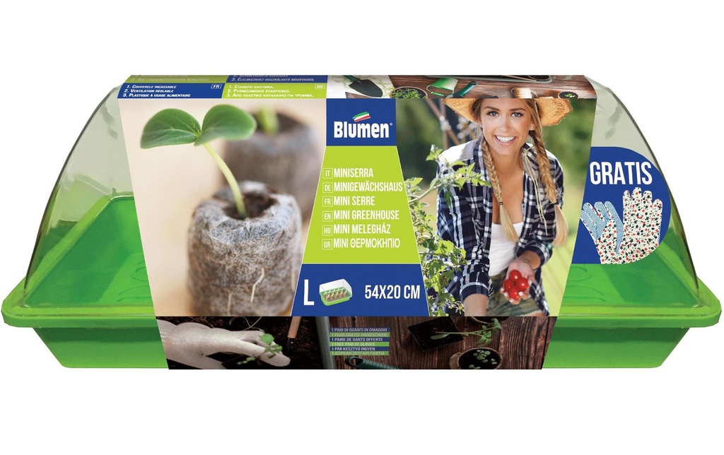Blumen Serre Maxi Grow, 54x20x21,5 cm