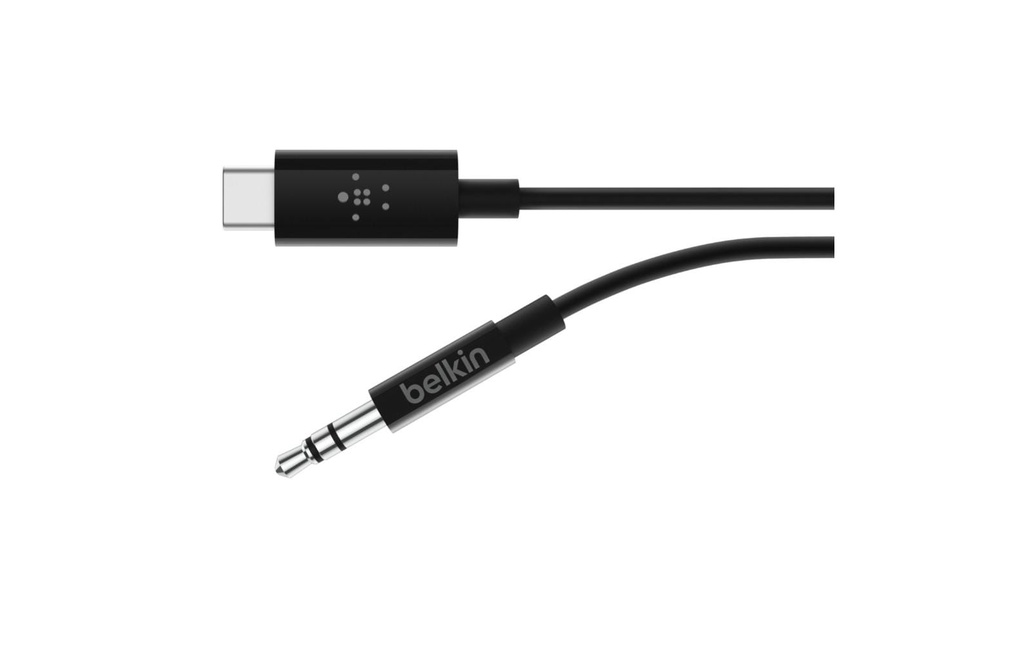 Belkin Câble audio RockStar USB-C - jack 3.5 mm 0.9 m