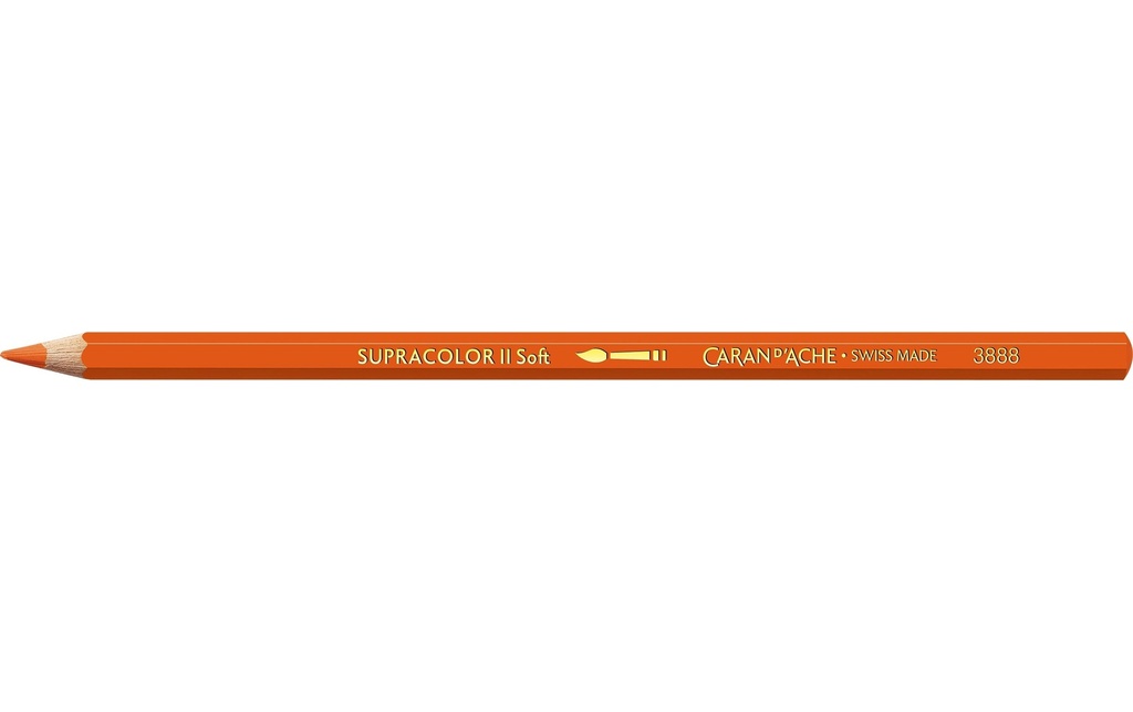 [113888050] CARAN D'ACHE Crayon de cou.Suprac.rouge-ora