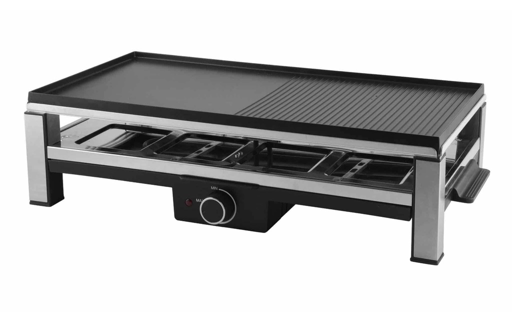 OHMEX Grill à raclette OHM-RCL-2298, 8 personnes