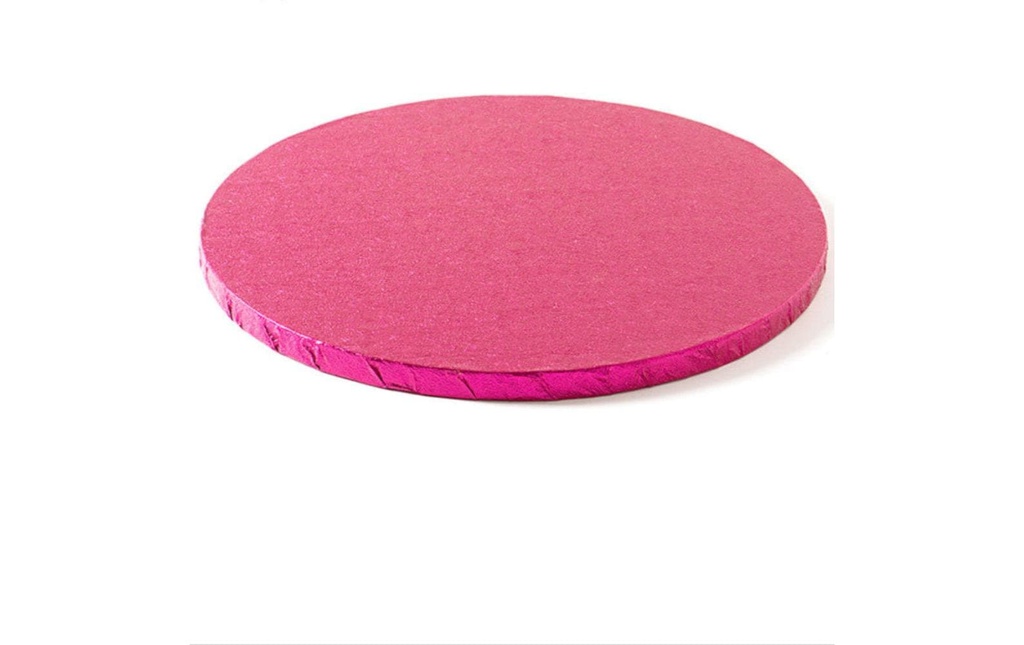 Decora Plateau à gâteau ø 25 cm, rond, fuchsia