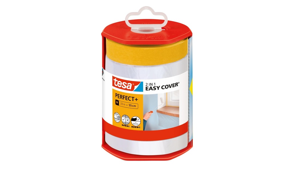 tesa Film de protection Easy Cover Perfect+ Recharge M, 33 m x 550 mm