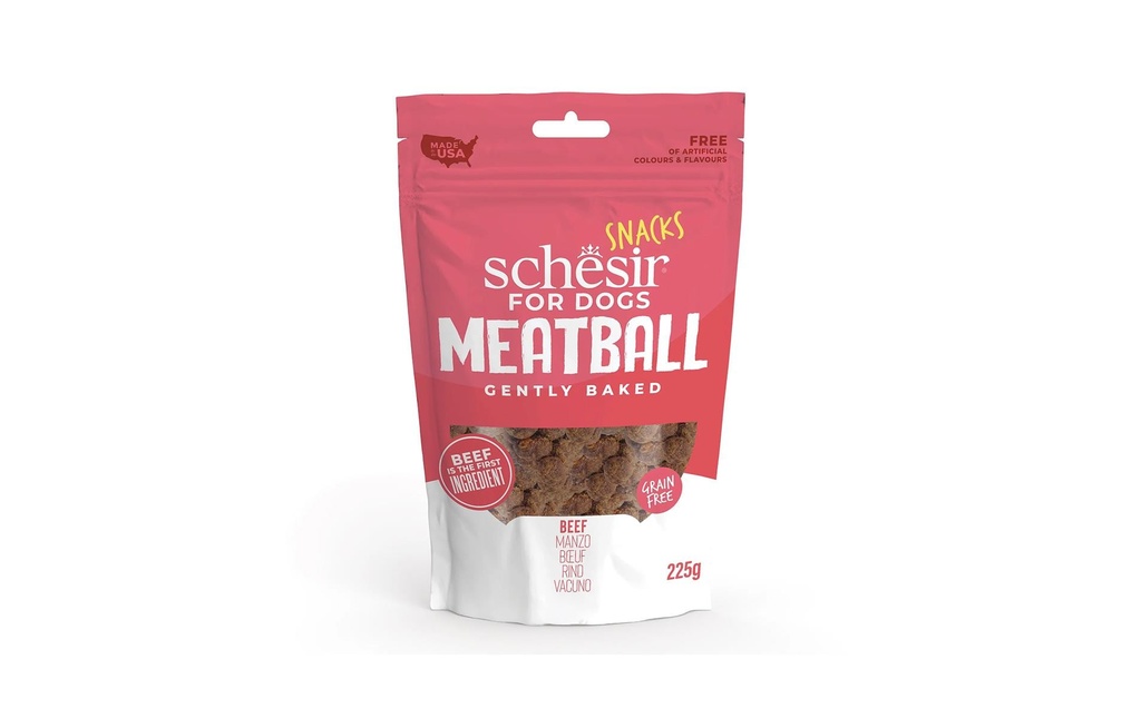 Schesir Friandise Bœuf Meatball, 225 g