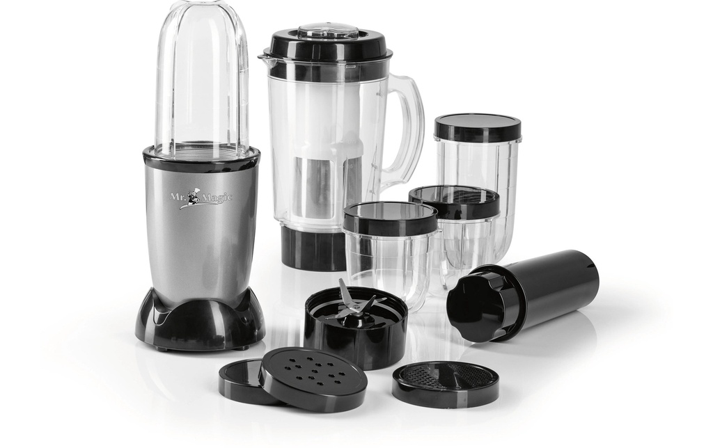 GOURMETmaxx Extracteur de nutriments Nutrition Noir/Argenté