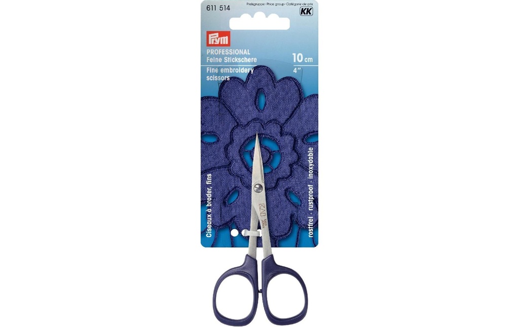 Prym Ciseaux de broderie Professional 10 cm, 1 pièce