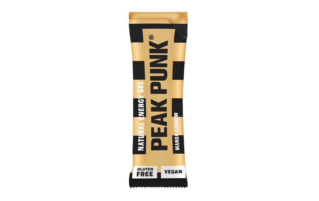 PEAK PUNK Natural Energy Gel mangue noix de cajou 12 x 25 g