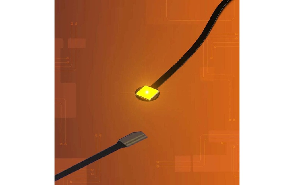 Light My Bricks 2.0 Astro LED Grand orange 30 cm câble plat pack de 4