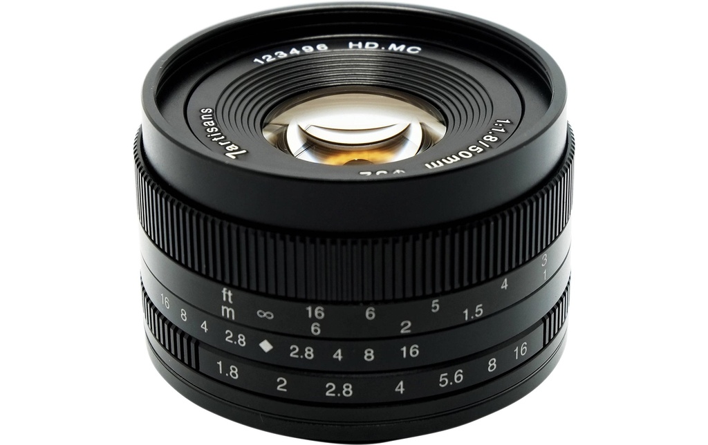 7Artisans Longueur focale fixe 50mm F/1.8 – Fujifilm X-Mount