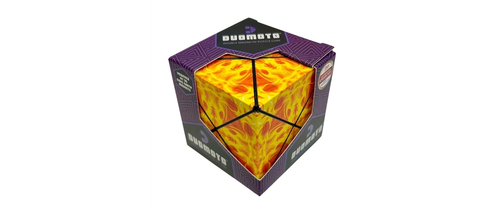 Duomoto Jeux de réflexion Puzzle magnétique Cube Inferno