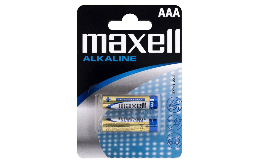 Maxell Pile Alkaline AAA , 2 Pièce/s