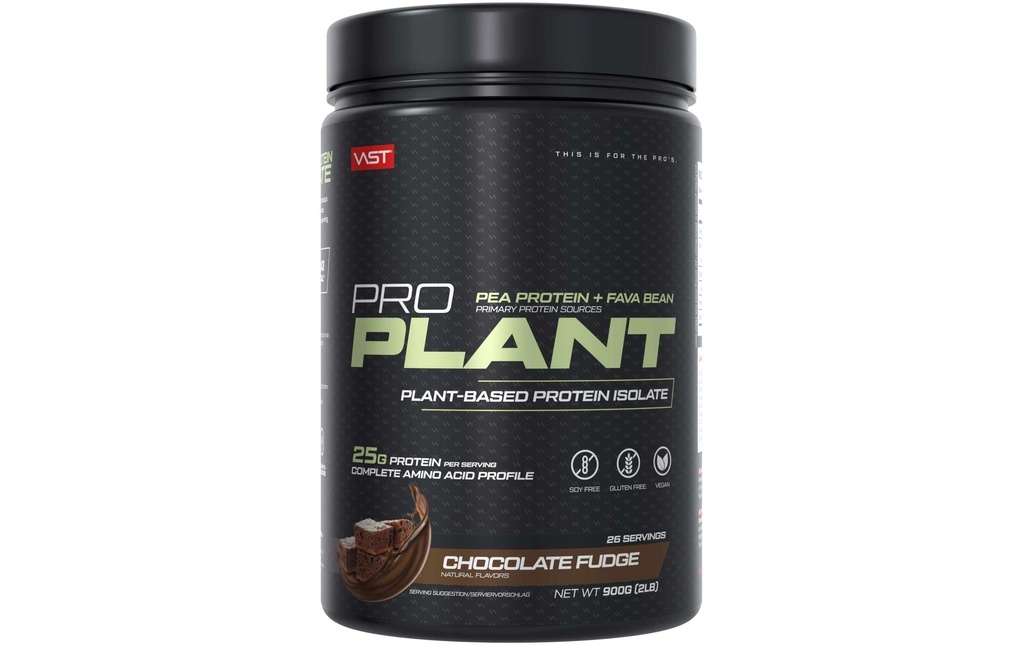 VAST Poudre Isolat de protéines végétales Pro Fudge au chocolat