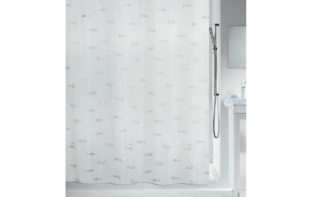 spirella Rideau de douche Kos 180 x 180 cm, Gris