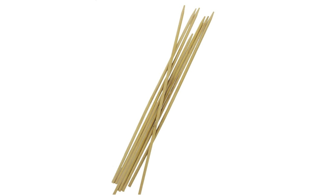 Jesmonite Outil de modélisme Bâton en bois 5 mm x 35 cm, 10 pièces