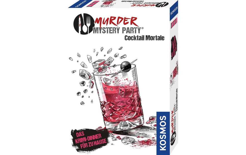 Kosmos Party game Murder Mystery Party Cocktail Mortale