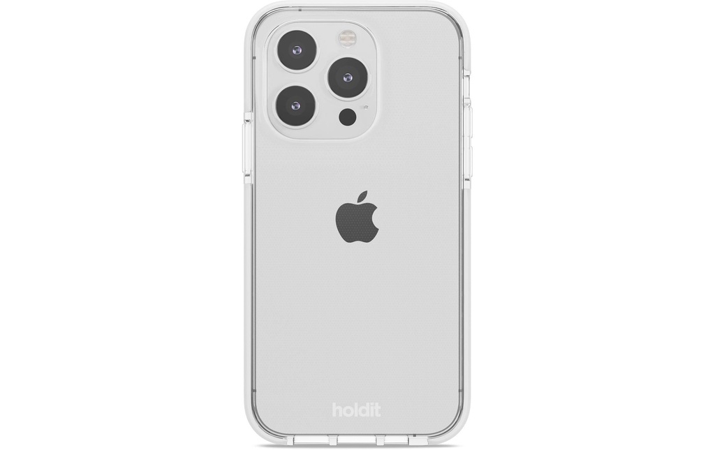 Holdit Coque arrière Seethru iPhone 14 Pro Blanc