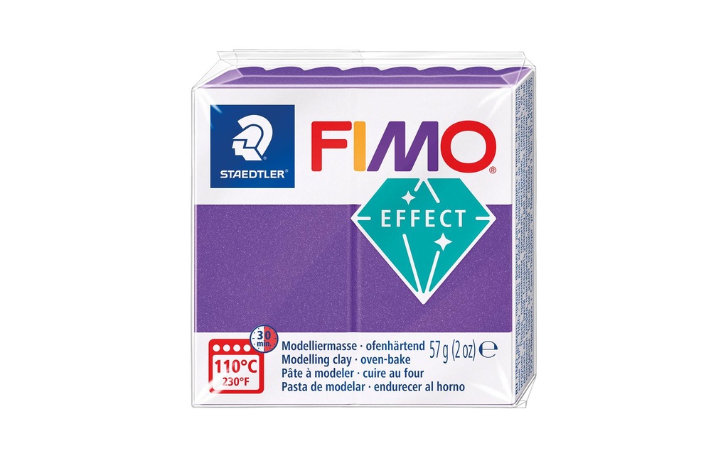 Fimo Matière à modeler Effet 57g Violet métallisé