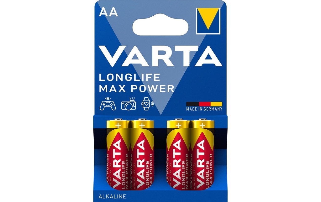 Varta Pile Longlife Max Power AA , 4 Pièce/s
