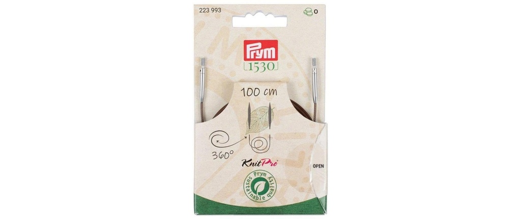 Prym 1530 Natural Corde synthétique et accessoires 360° rotatif, 100 cm