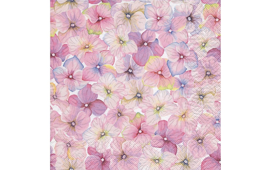 Paper + Design Serviettes en papier Small blossoms 33 cm x 33 cm, 20 Pièce/s