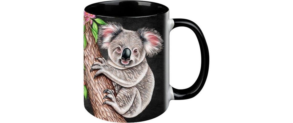 creanorm Tasse Koala Black Edition 330 ml, 1 Pièce/s, Noir
