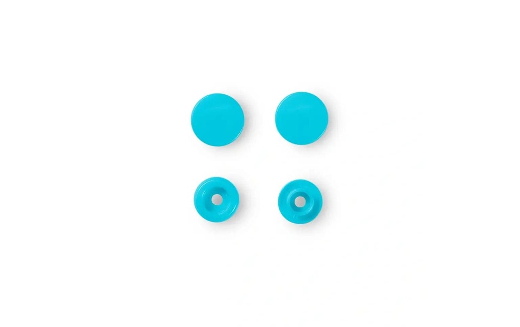 Prym Boutons poussoirs Boutons de couleur Gris, Ø 12,4 mm, 30 pièces