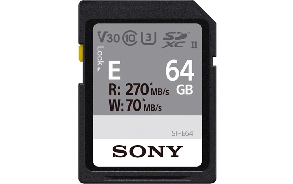 Sony Carte SDXC UHSII SF-E64A 64 GB