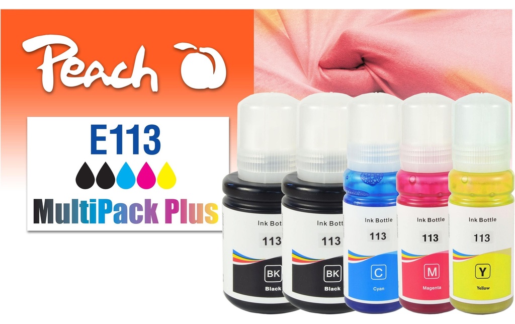 Peach Encre Epson CISS 113 MultiPack C/M/Y/2x BK