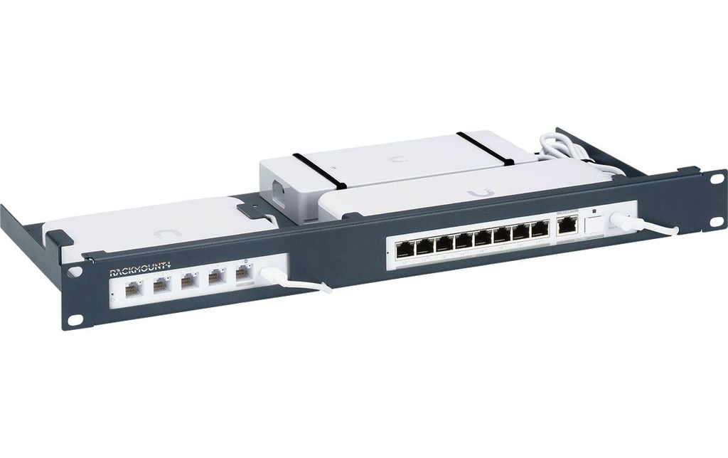 Rackmount IT Kits de montage en rack RM-UB-T8 pour Ubiquiti UCG/UXG/USW-Flex 2.5 8