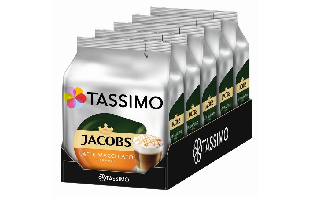TASSIMO Capsules de café T DISC Latte Macchiato Caramel 40 portions