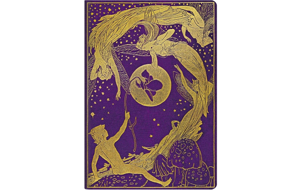 Paperblanks Carnet de notes Lang's Fairy Books A4, ligné, or / violet