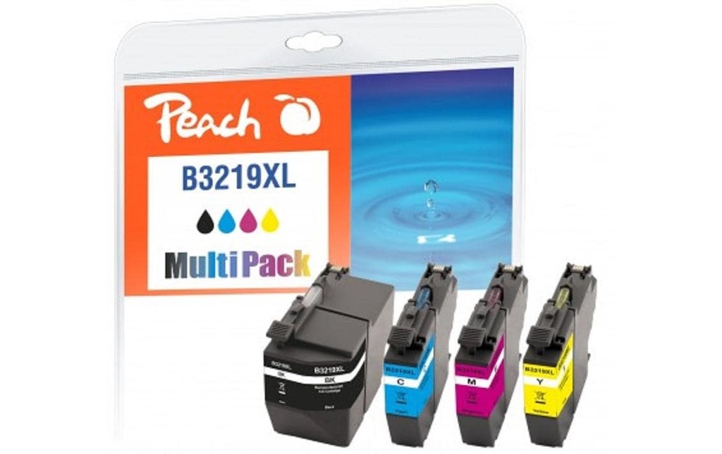 Peach Encre Brother LC-3219XL BK, C, M, Y