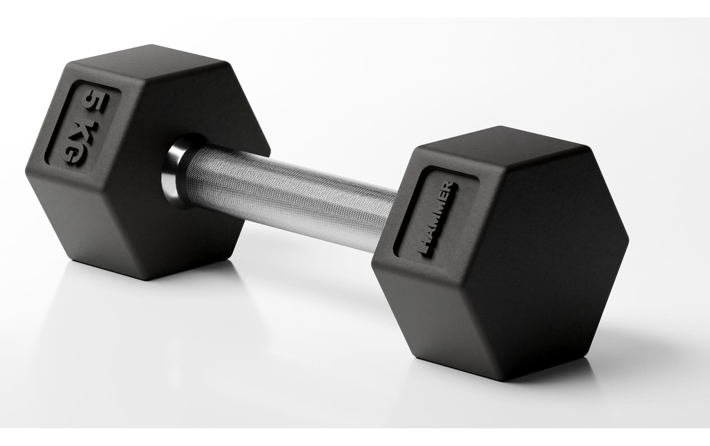 HAMMER Haltère courte Hexagon PRO 1 x 5 kg