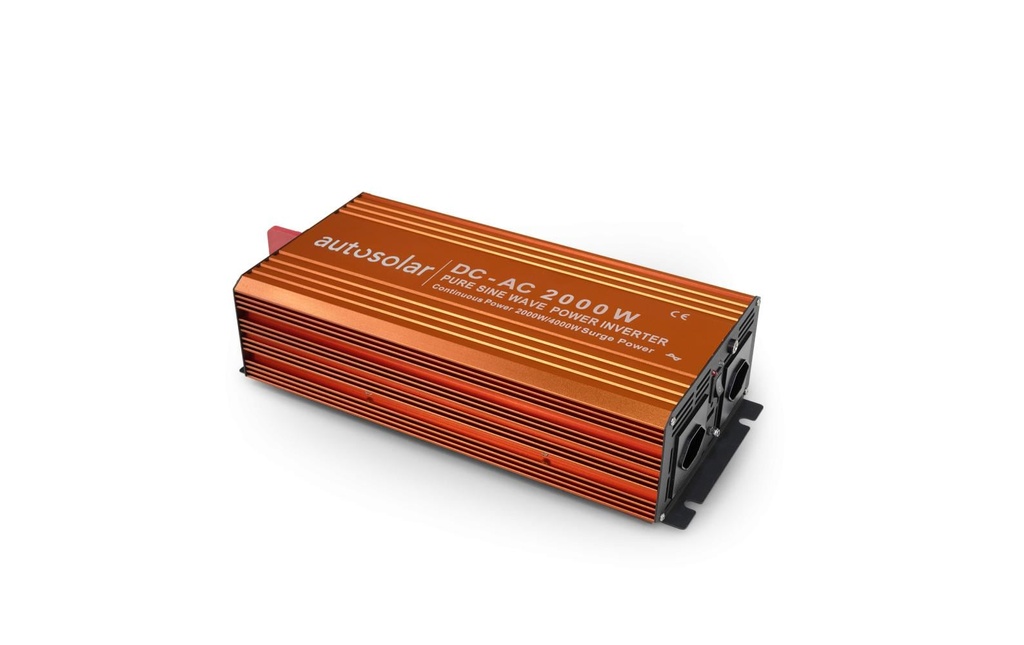 autosolar Onduleur 12 V DC à 230 V AC 2000 W