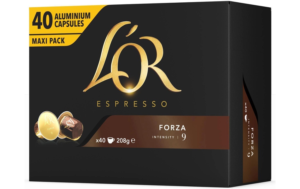 L'Or Capsules de café Espresso Forza 40 pièces