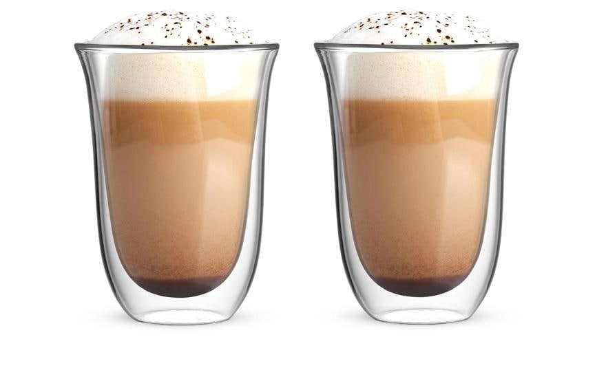 Bialetti Verre à latte macchiato Firenze 300 ml, 2 Pièce/s, Transparent