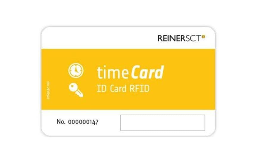 Reiner SCT Carte RFID timeCard Carte à puce Premium 10 DES (ev2) 10 pcs.
