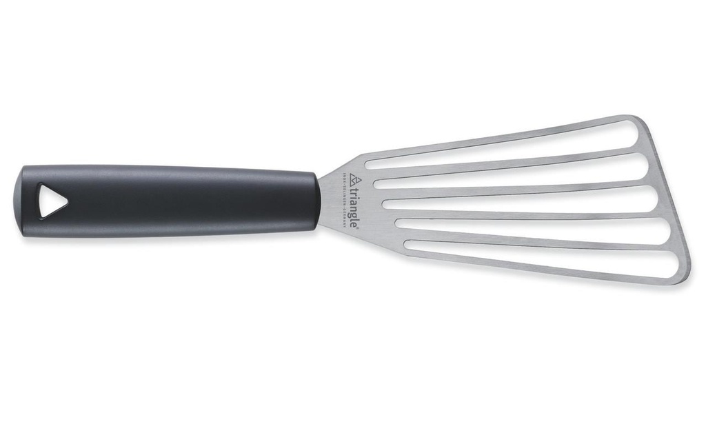 triangle Retourneur de crêpes 16 cm, fendu Noir/Argenté