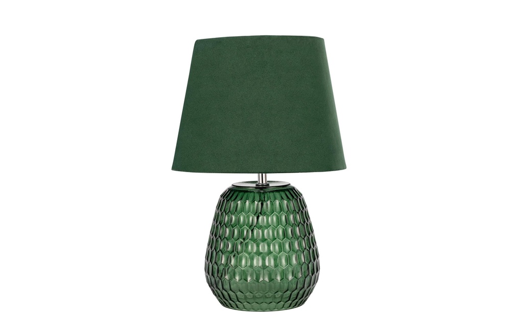 Pauleen Lampe de bureau Crystal Velours 1x E15 Vert