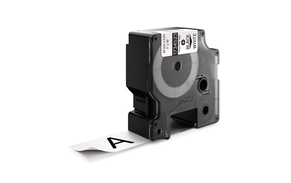 DYMO Ruban d’étiquettes ID 1 Noir auf Blanc