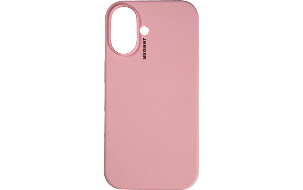 Nudient Coque arrière Base Case Magsafe iPhone 16 Bébé rose