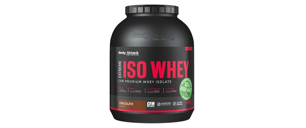 Body Attack Poudre Extreme Iso Whey Professional chocolat 1800 g