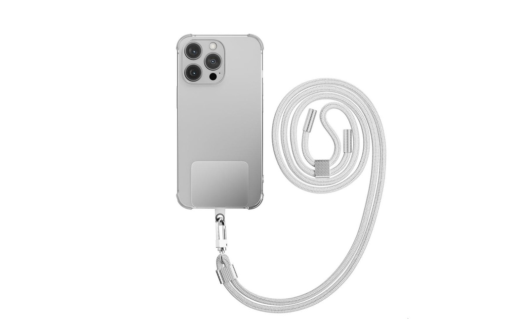 4smarts Bandoulière Universal PhonoLace Glamour argent