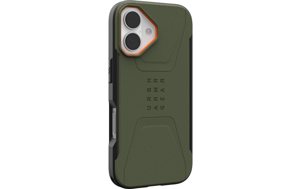 UAG Coque arrière Civilian MS iPhone 17 Pro Olive/Pop