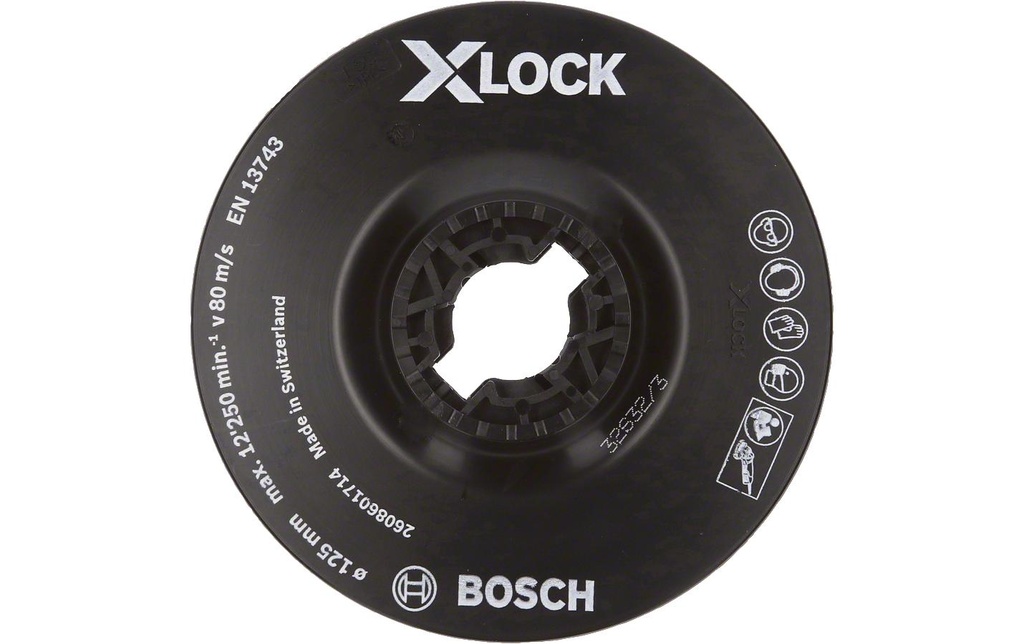 Bosch Professional Plateau de soutien X-LOCK 125 mm souple